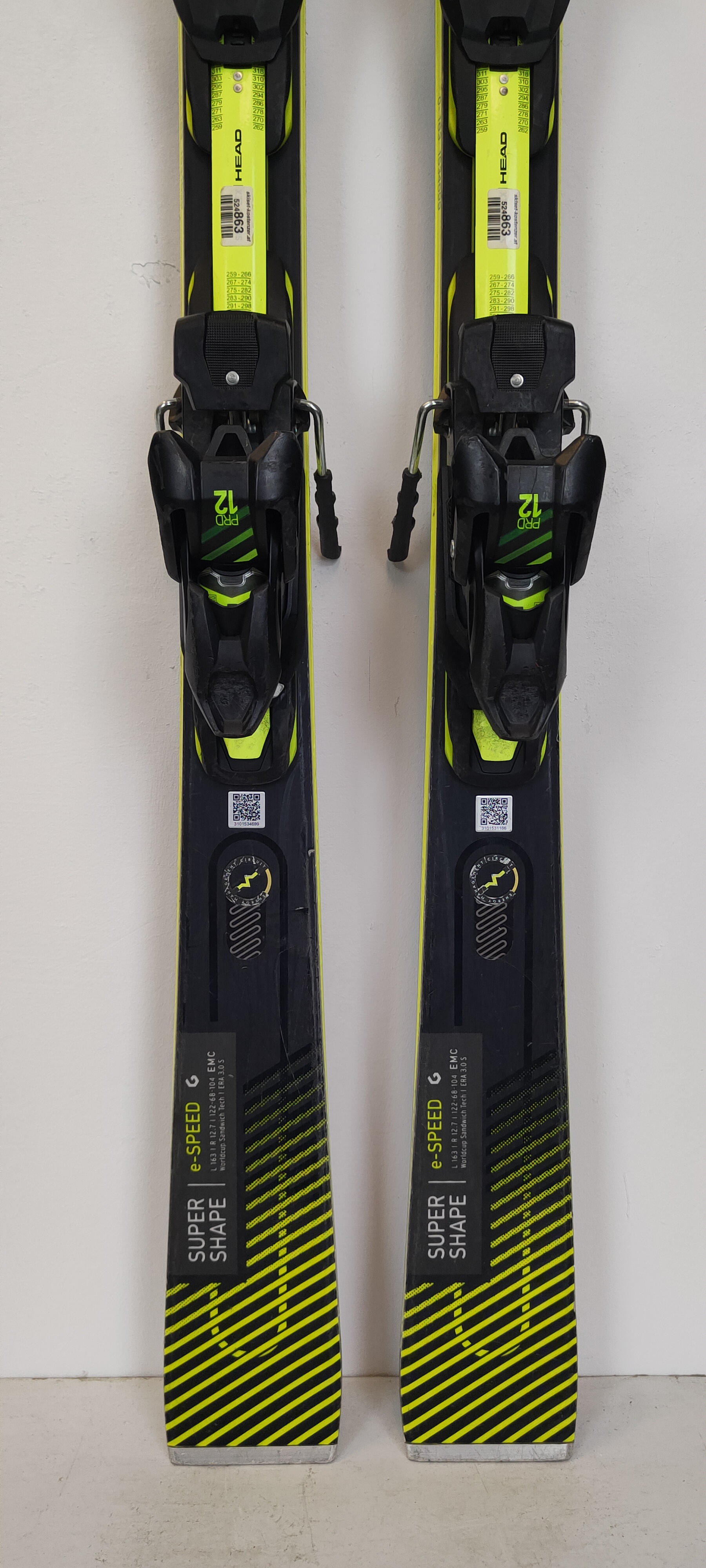 Head Supershape e-speed 163 21-22